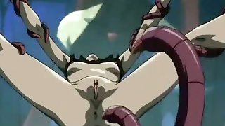 Cutie hentai chick getting tied up and..