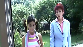 Milf and Teen fucked by boss