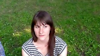 Two dudes trying to seduce amazing..