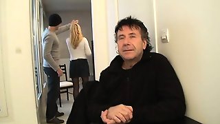 We fuck his wife Fabienne in front of him