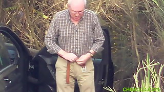 Grampa caught with prostitute - hidden..