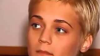 Short hair teen