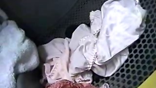 Peeking at panties in a Dryer