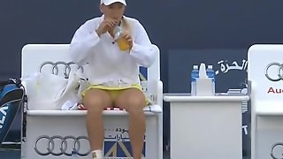 Caroline Wozniacki upskirt