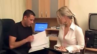 Horny Secretary-Gangbang