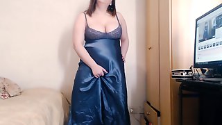 Satin fetish