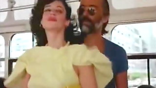 Beautiful wife groped in the bus then..