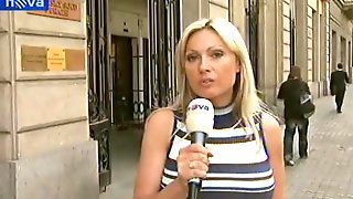 Eva Chaloupkova (Busty Czech TV reporter)