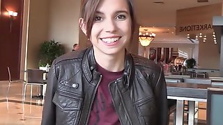 18 YO CECE CAPELLA TAKES A STRANGERS..