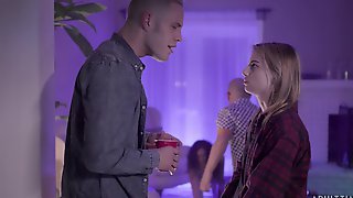 Aidra Fox enjoys kissing best..