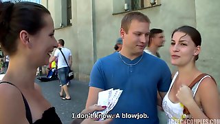 Seduce Czech Couples With Money - Cum..